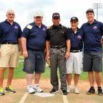 Bill Fisher (Ravena, NY) receives the Curly Clement Umpire of the Year Award