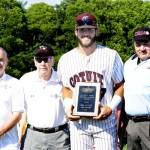 Will Haynie receives CCBL's sportsmanship award