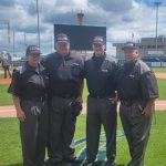 CBUAO umpiring crew at the New England College All Star Game Hartford CT