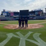 Yankee Stadium Boston vs New York Sportswriters Game